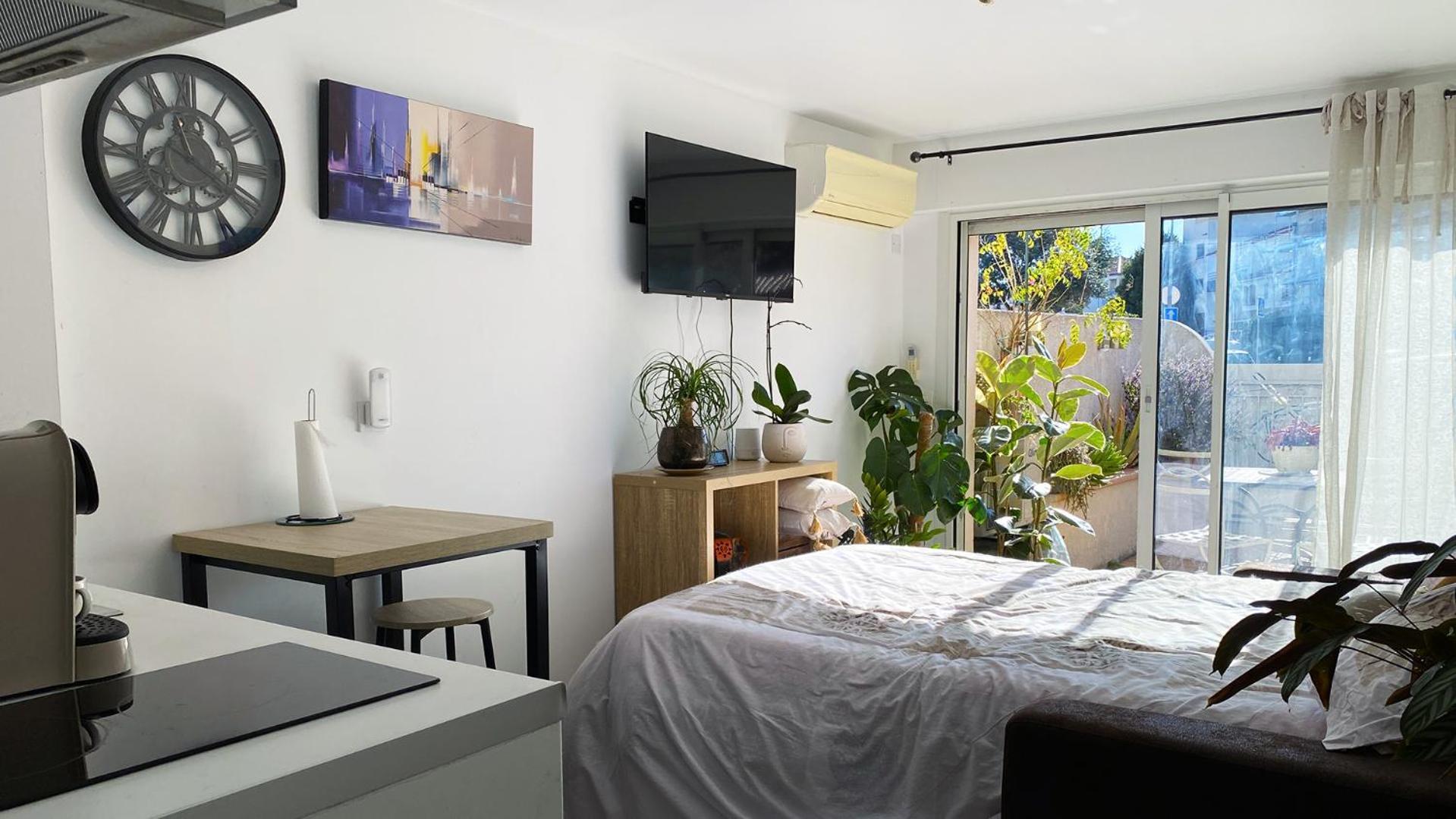 Studio Clair, Climatise Avec Jardin Et Parking Perpignan Buitenkant foto