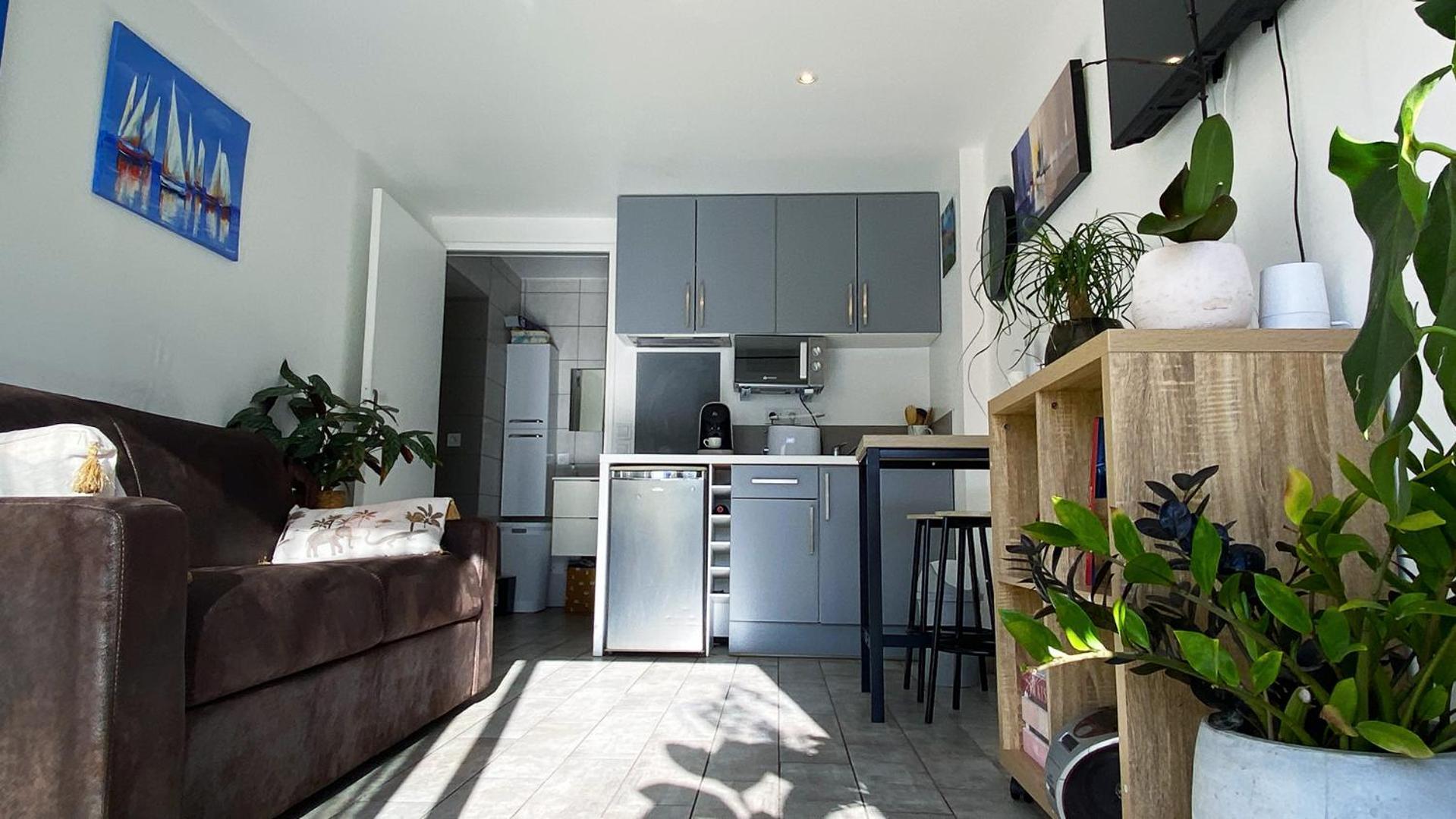 Studio Clair, Climatise Avec Jardin Et Parking Perpignan Buitenkant foto